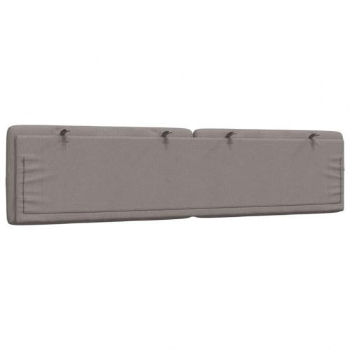Gavlpude 200 cm stof gråbrun
