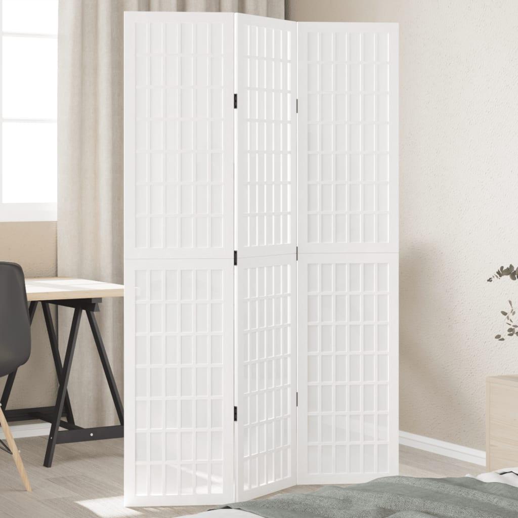 Rumdeler Massivt Kejsertræ Hvid - 40 x 180 cm / 3
