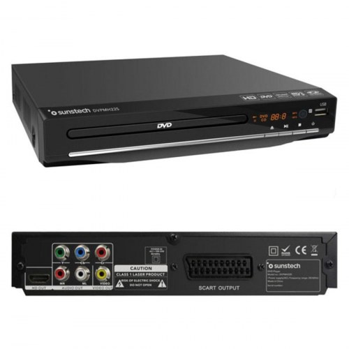 DVD-afspiller Sunstech DVPMH225 - sort