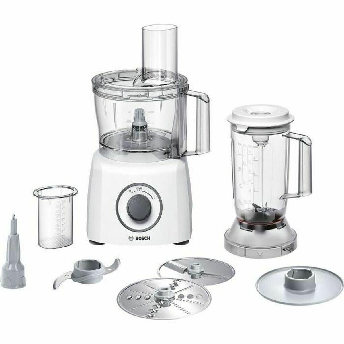 BOSCH MultiTalent3 foodprocessor 800 W - hvid