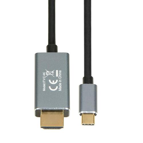 Ibox USB‑C til HDMI-adapterkabel 1,8 m - Sort (ITVC4K)