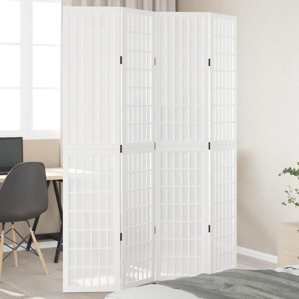 Rumdeler Massivt Kejsertræ Hvid - 40 x 200 cm / 4
