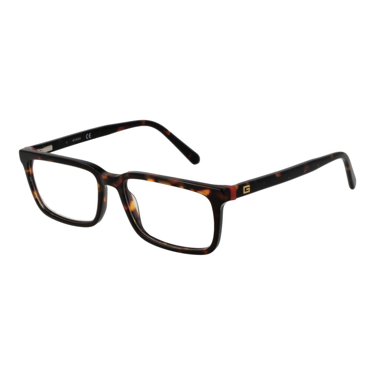 Guess GU50068 52052 brillestel - rektangulær, tortoise
