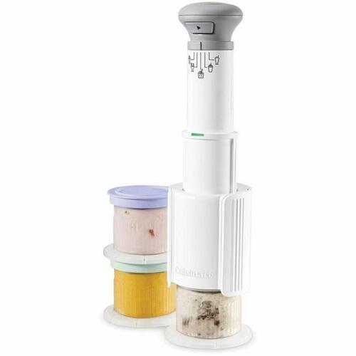 Cuisinart ICEFD10E ismaskine - hvid, plastik, 1 l