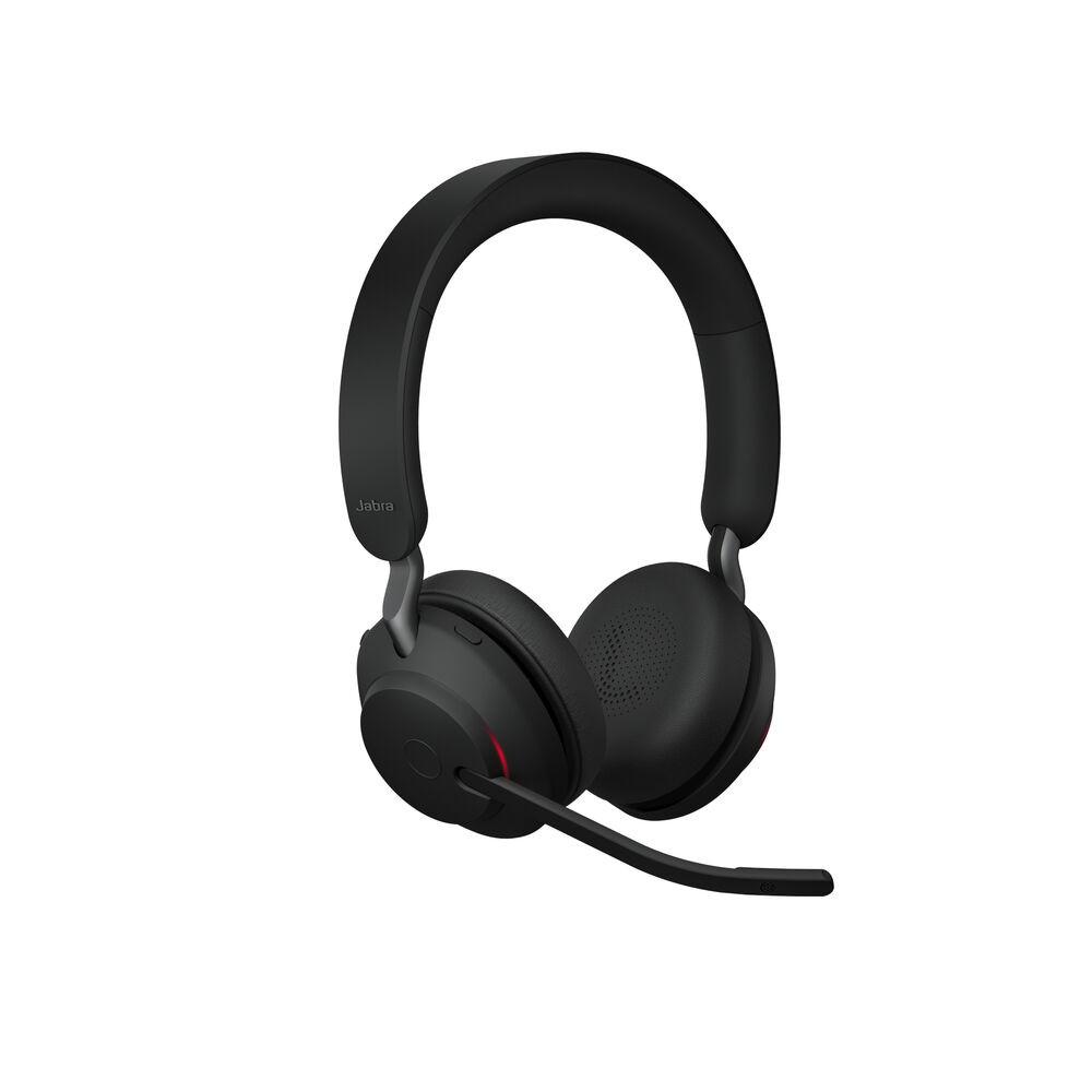 Hovedtelefoner Med Mikrofon Jabra Evolve2 Sort 65 W