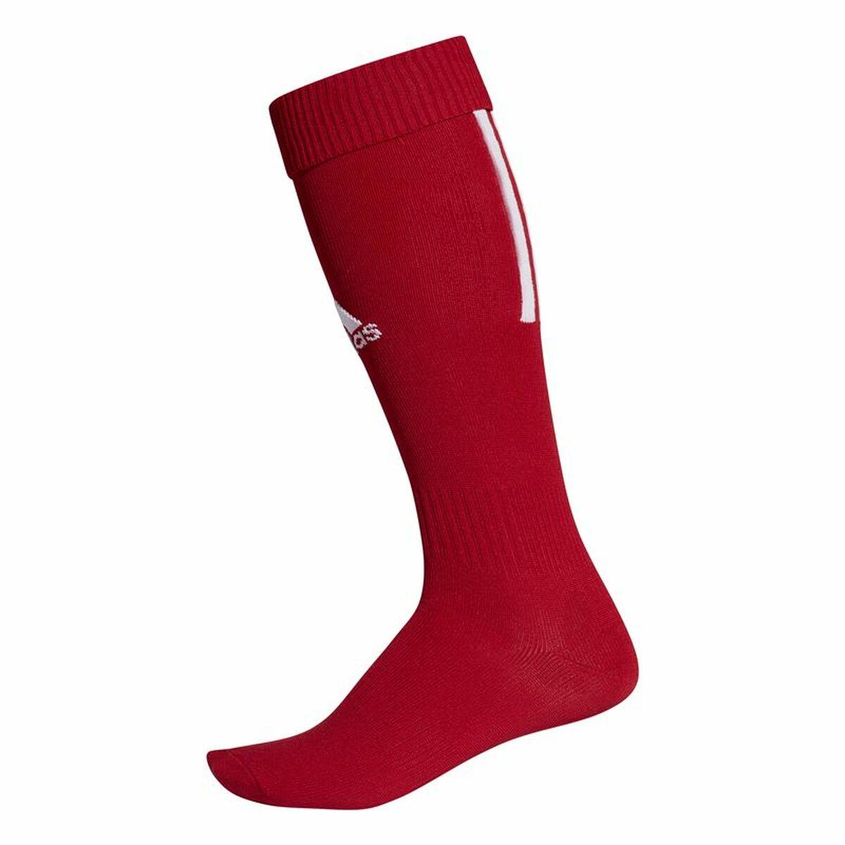 Adidas Santos 18 fodboldstrømper - mørkerød (46-48)