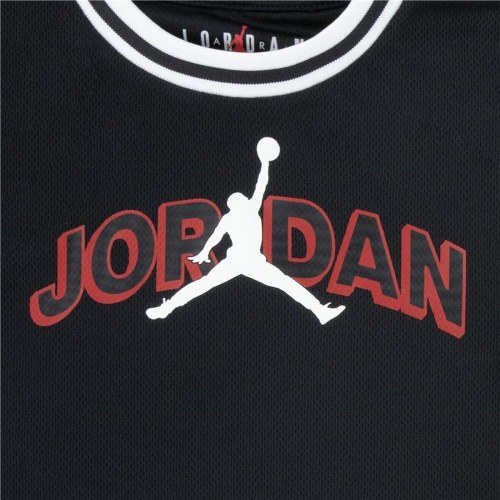 Jordan sportssæt til børn - sort/rød, 2-3 år