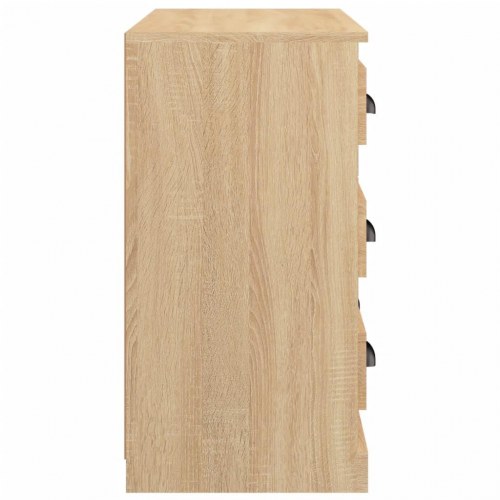 Skænk med 6 skuffer 70 x 35,5 x 67,5 cm - sonoma-eg