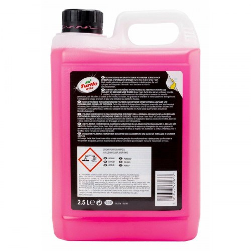 Turtle Wax Snow Foam bilshampoo 2,5 l - pink