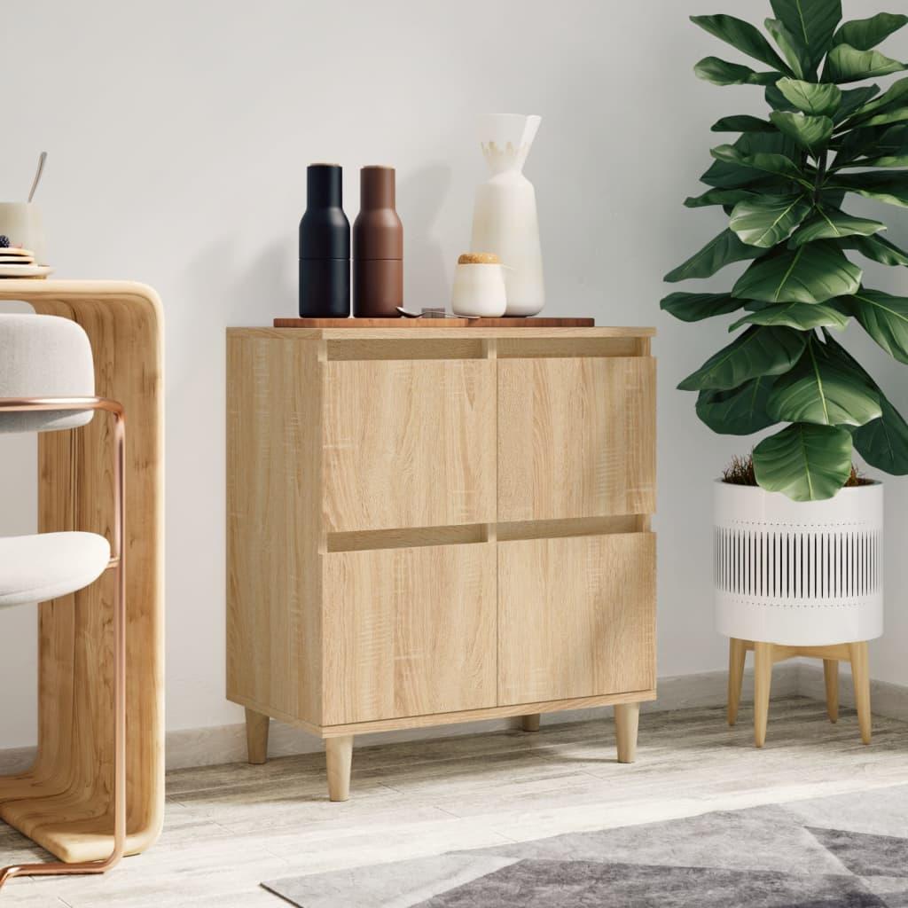 Skænk 60x35x70 cm konstrueret træ sonoma-eg