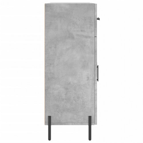 Skænk med 2 skuffer og 2 låger 69,5 x 34 x 90 cm - betongrå