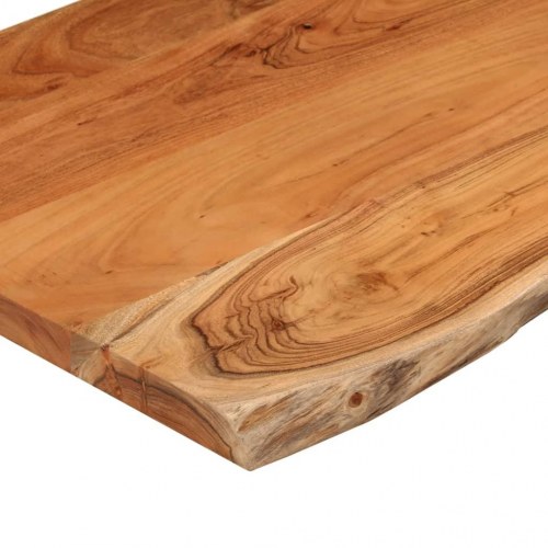 Bordplade til badeværelse 120x60x2,5 cm rektangulær akacietræ