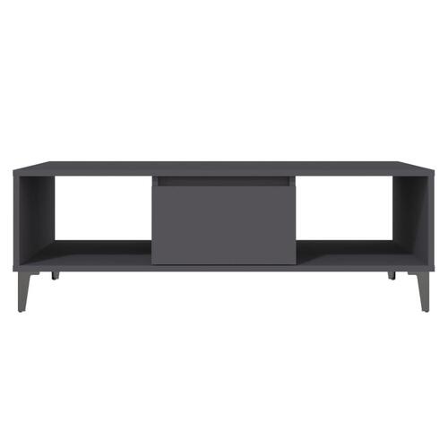 Sofabord 103,5x60x35 cm spånplade grå