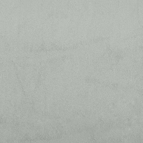 Seng med madras 200x200 cm velour lysegrå