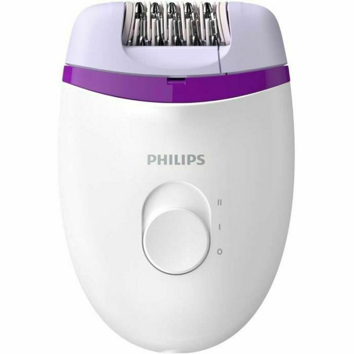 Philips Satinelle Essential epilator BRE225/00 - hvid/lilla