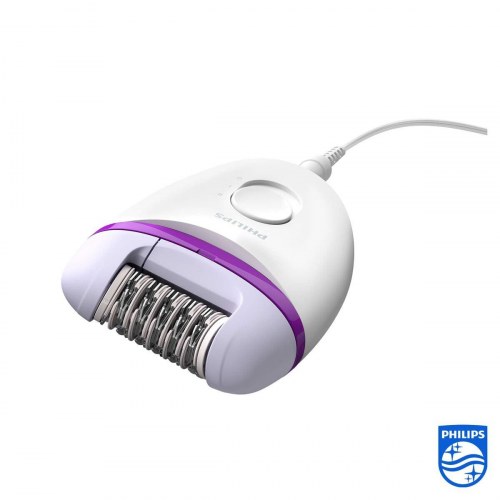 Philips Satinelle Essential epilator BRE225/00 - hvid/lilla