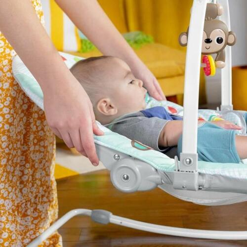 Bright Starts baby hængekøje med vibration - multifarvet