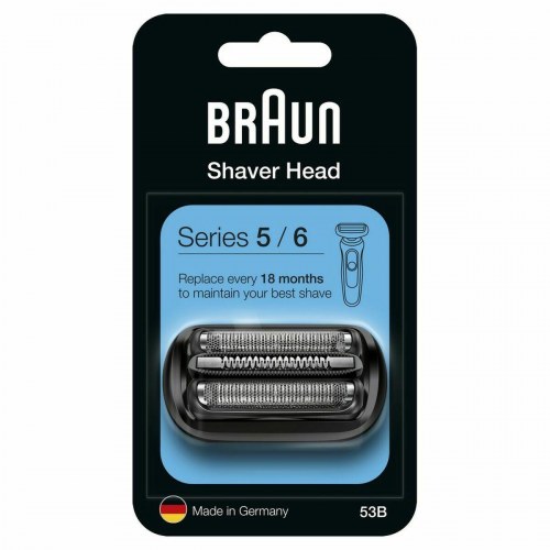 Braun 53B barberhoved - Series 5/6, sort