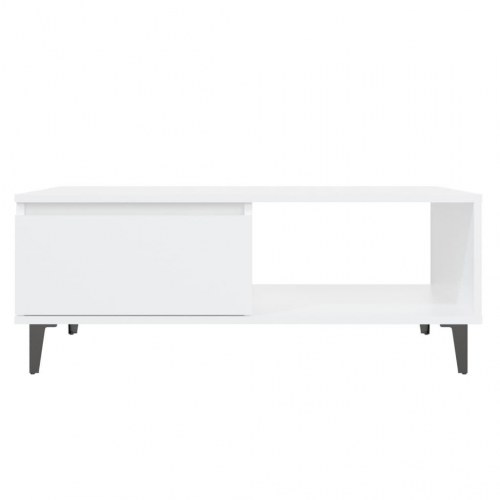 Sofabord 90 x 60 x 35 cm - hvid