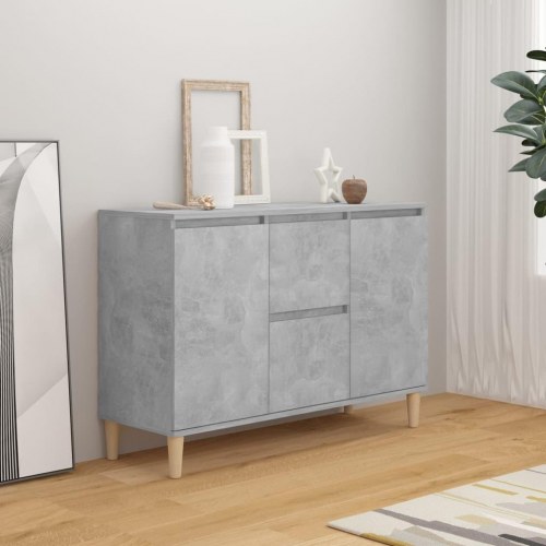 Skænk 101×35×70 cm i konstrueret træ - betongrå