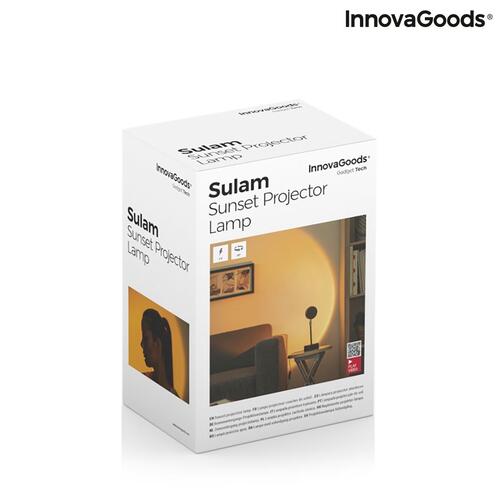 Solnedgang projektor lampe Sulam InnovaGoods