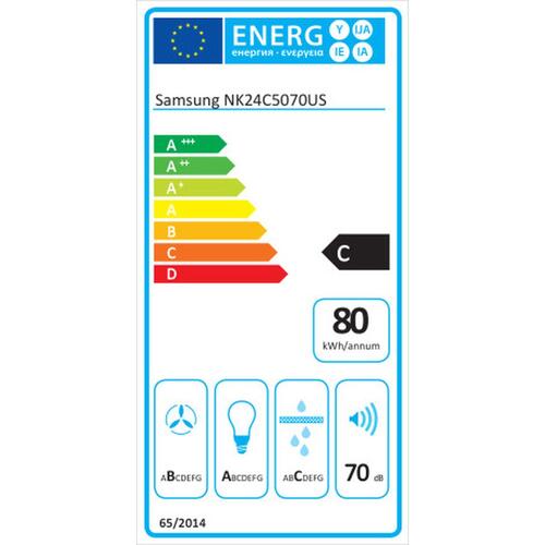 Samsung væghængt konventionsemhætte NK24C5070USUR, stål, 60 cm