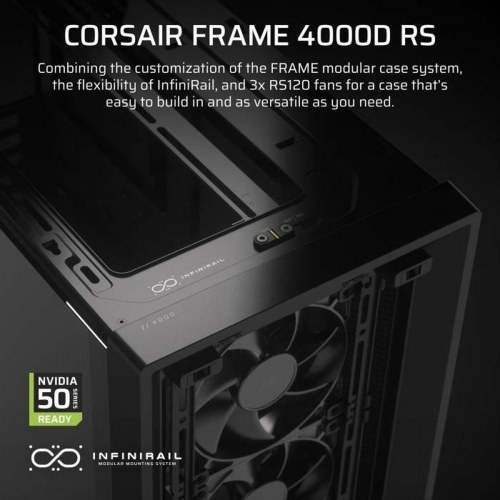 PC kabinet ATX midi-tower Corsair - sort