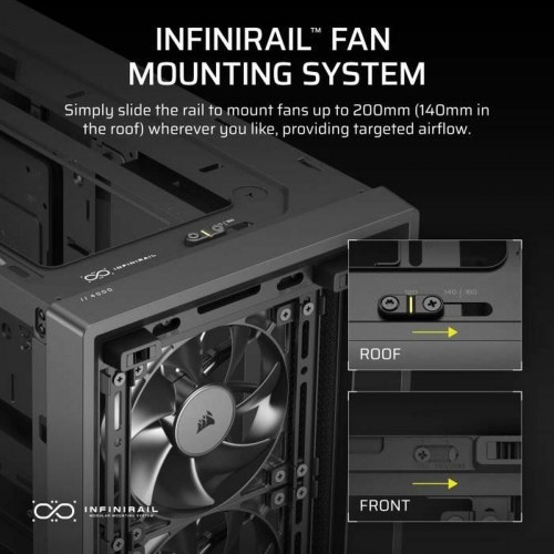 PC kabinet ATX midi-tower Corsair - sort