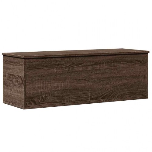 Opbevaringsboks 102 x 35 x 35 cm i konstrueret træ, brun egetræsfarve