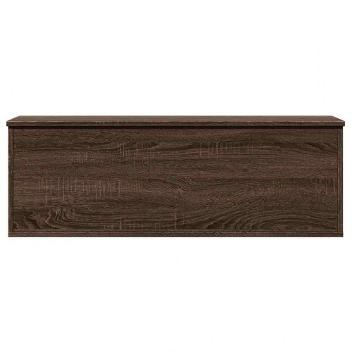 Opbevaringsboks 102 x 35 x 35 cm i konstrueret træ, brun egetræsfarve