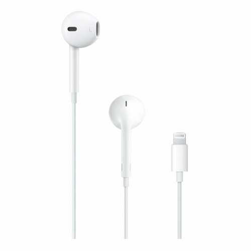 Høretelefoner med mikrofon Apple EarPods - Lightning, hvid