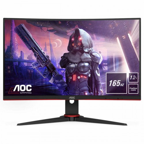 AOC C24G2AE/BK 24" buet gaming-skærm, Full HD 165 Hz