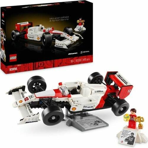 LEGO Icons McLaren MP4/4 & Ayrton Senna - Multifarvet byggesæt, 693 dele