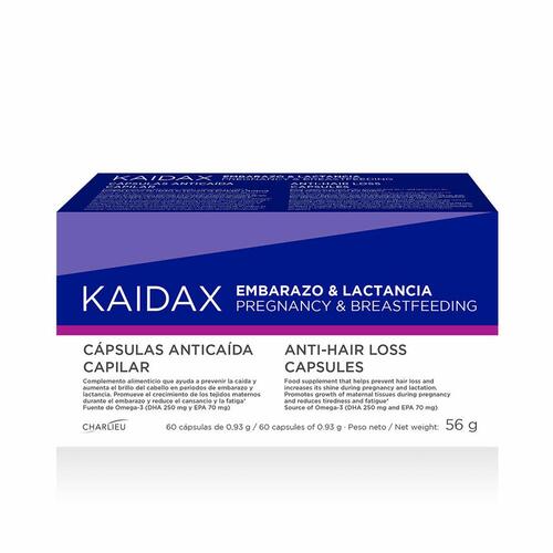 Topicrem Kaidax kosttilskud mod hårtab - 60 kapsler