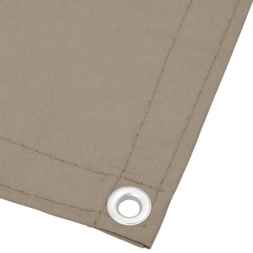 Altanafskærmning 75 × 800 cm - 100 % polyester, gråbrun