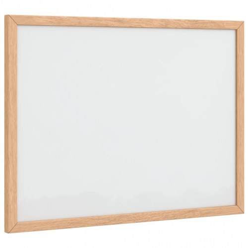 Magnetisk whiteboardtavle med fyrretræsramme 40 x 30 cm