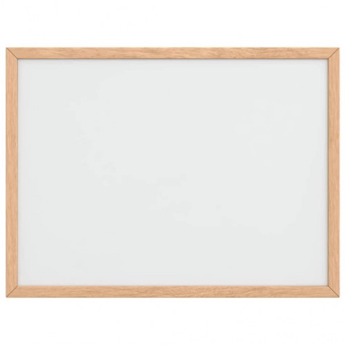 Magnetisk whiteboardtavle med fyrretræsramme 40 x 30 cm