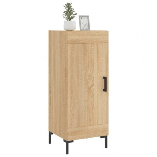 Skænk 34,5 × 34 × 90 cm i konstrueret træ - sonoma-eg