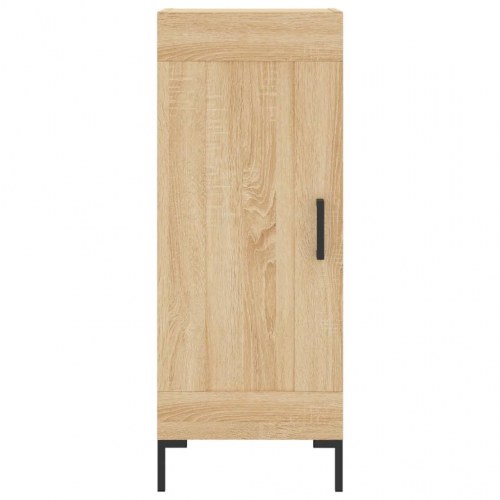 Skænk 34,5 × 34 × 90 cm i konstrueret træ - sonoma-eg