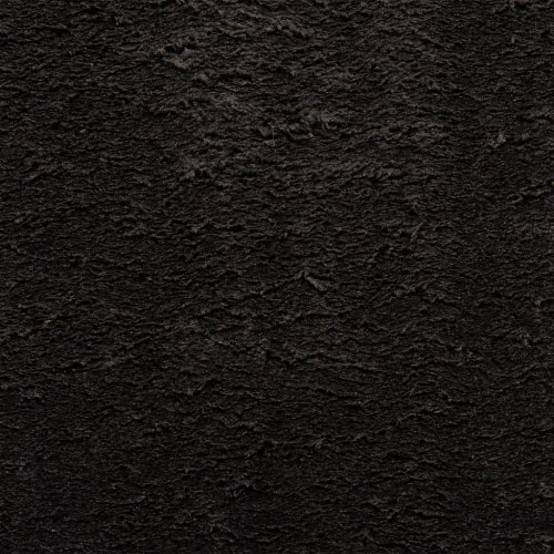 Gulvtæppe HUARTE 60×110 cm - kort luv, vaskbart, sort