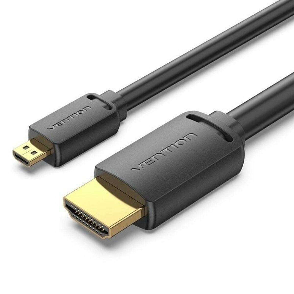 Vention Hdmi Til Micro Hdmi Kabel Sort Agibg