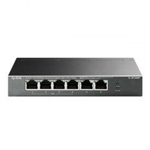 TP-Link TL-SF1006P netværksswitch - 6 porte, sort