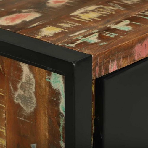 Vaskeskab med dør Brun 55 x 35 x 60 cm Massivt genbrugstræ