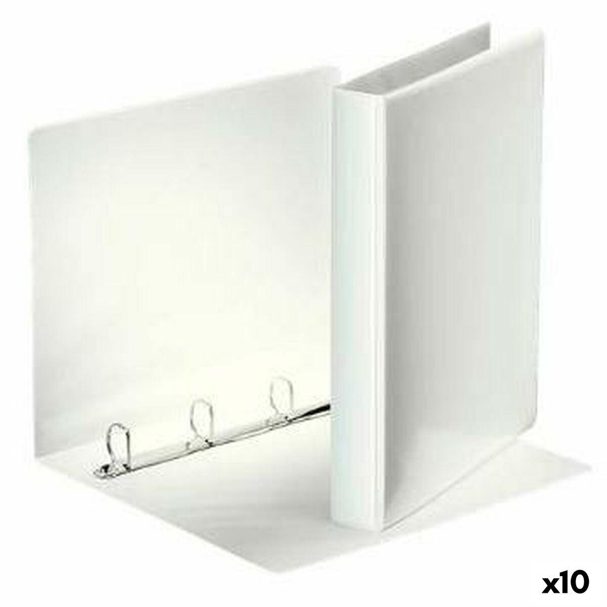 Esselte ringbind A4 hvid - 4 ringe, 25 mm (10 stk.)