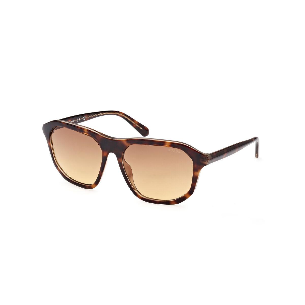 Guess solbriller til mænd GU00057-6052F - brun tortoise, UV400