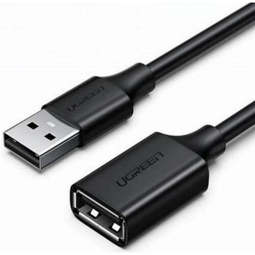 Ugreen USB forlænger-kabel 2 m - USB A han til USB A hun, sort