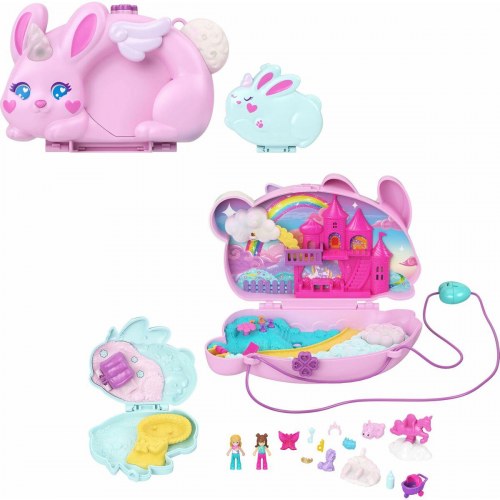 Legetøjssæt Polly Pocket playset - 16 dele, multifarvet