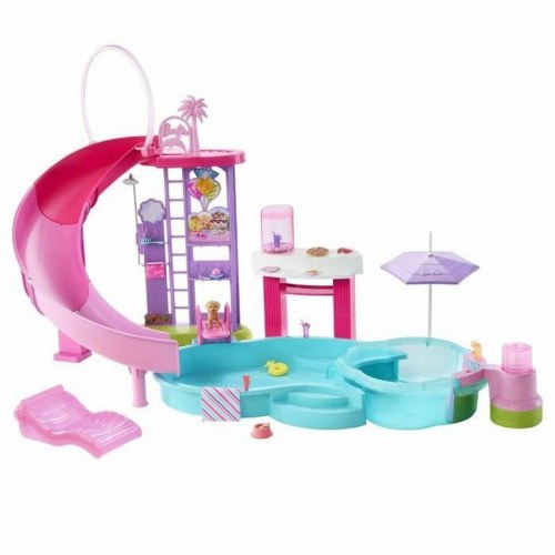 Barbie Drømmepool - rutsjebane og jacuzzi til dukkehus