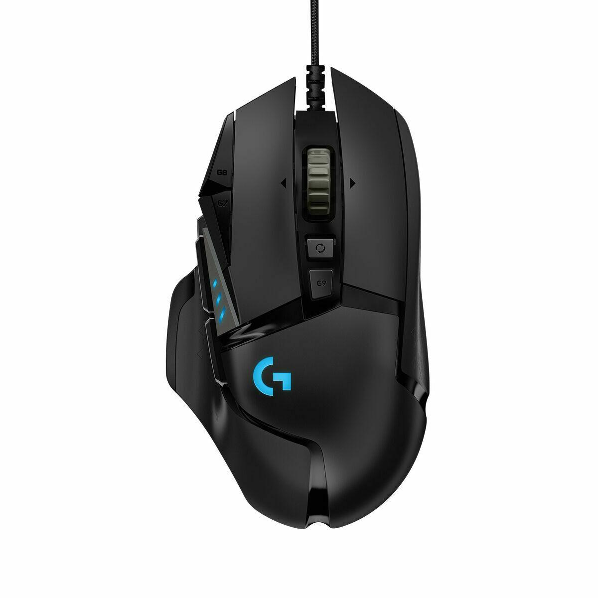 Logitech G502 HERO gamingmus - sort, 16.000 dpi