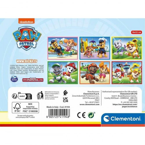 Puslespil til børn - The Paw Patrol, multifarvet